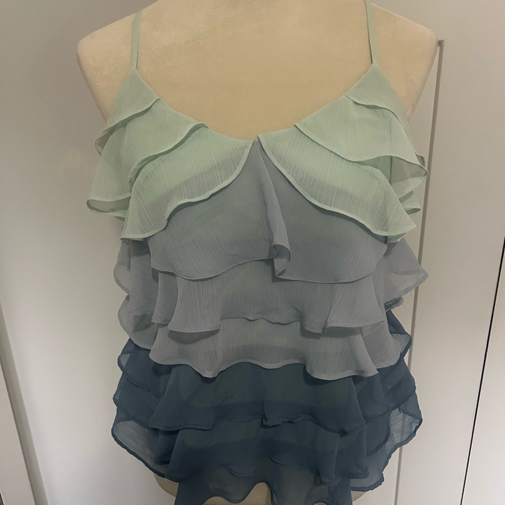 Candie's Ruffled Camisole Top - Ombré